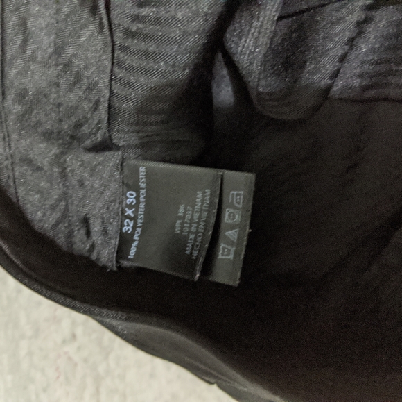 Haggar clothing black dress pants 32 x 30 - Picture 3 of 4